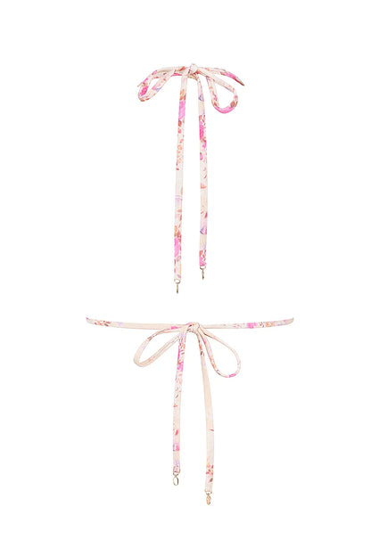 Caribe Floral Print Bikini Top