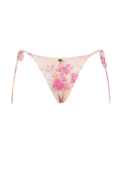 Tahiti Floral Print Tie Side Bikini Bottom