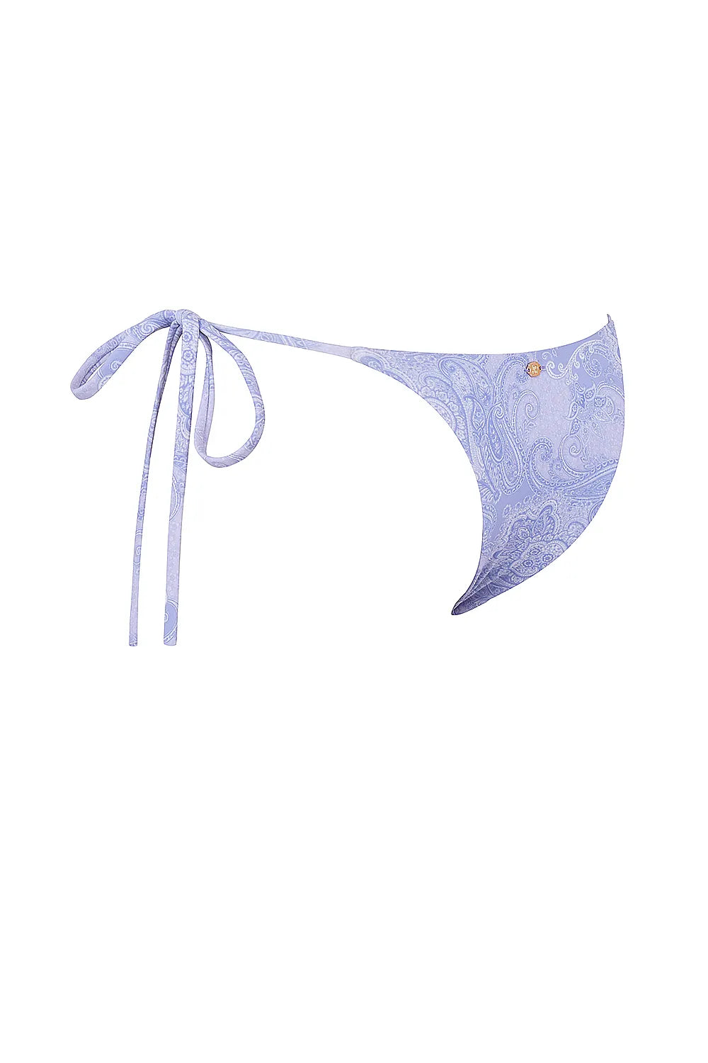 Tahiti Lavender Paisley Tie Side Bikini Bottom