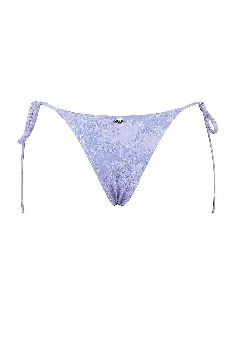 Tahiti Lavender Paisley Tie Side Bikini Bottom