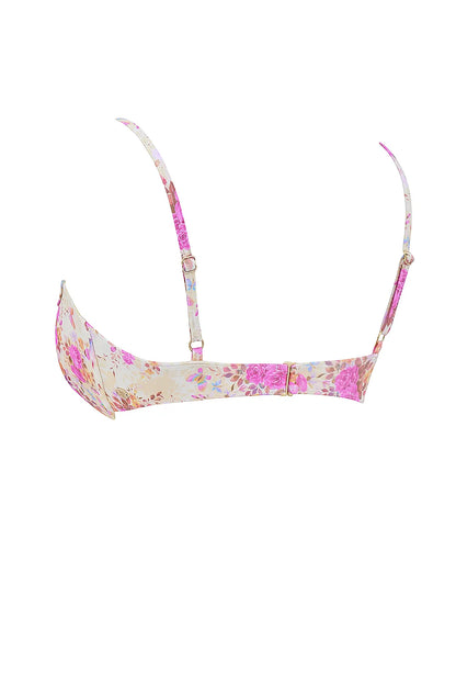Antibes Floral Print Underwired Bikini Top