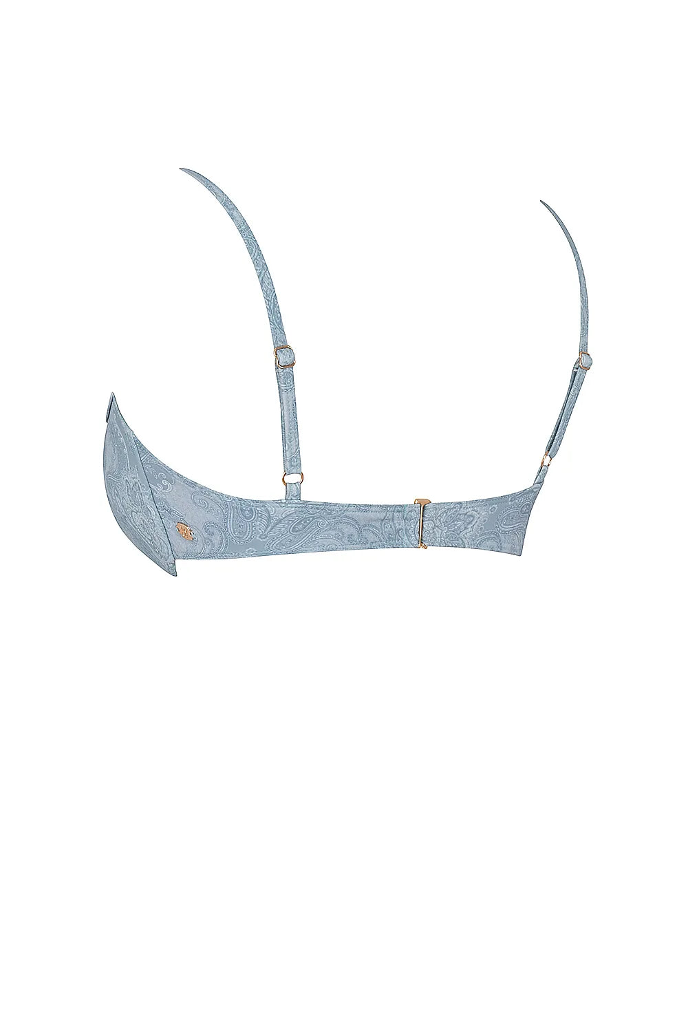 Antibes Blue Paisley Underwired Bikini Top