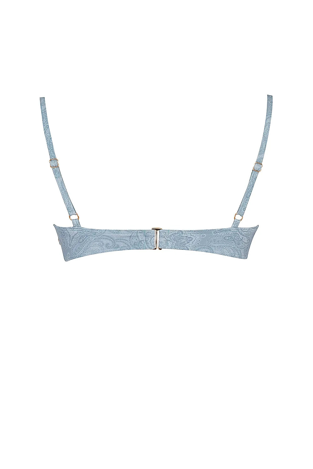 Antibes Blue Paisley Underwired Bikini Top