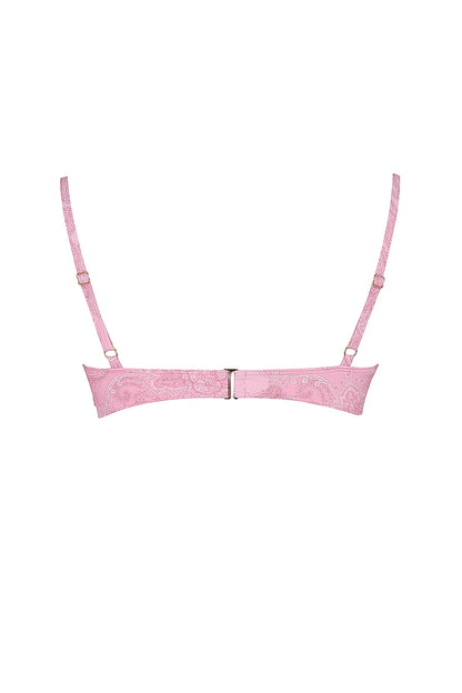 Antibes Pink Paisley Underwired Bikini Top