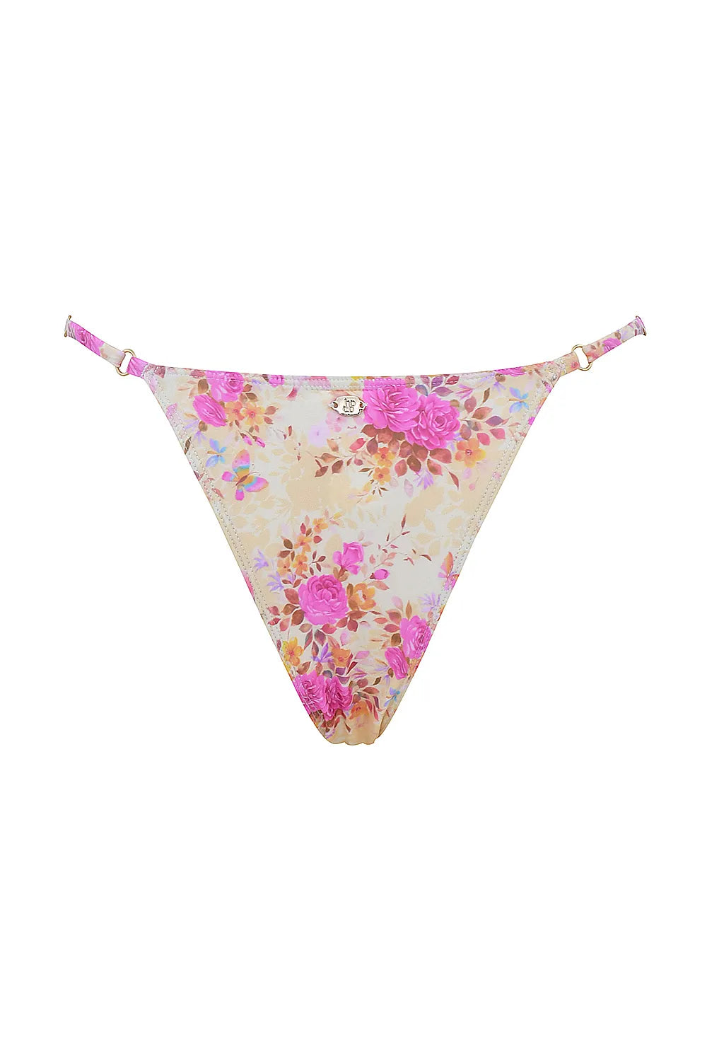 Toulouse Floral Print Ruffle Trim Bikini Bottom