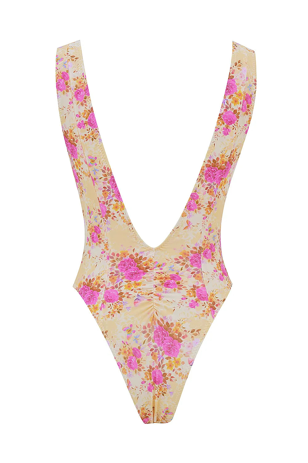 Martinique Floral Print Plunge Swimsuit
