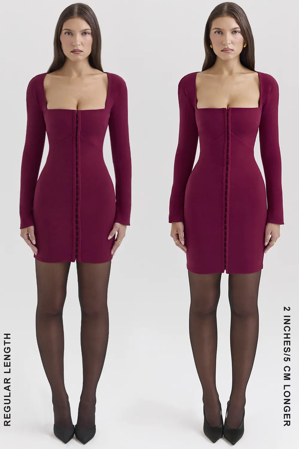 Selene Berry Bodycon Mini Dress