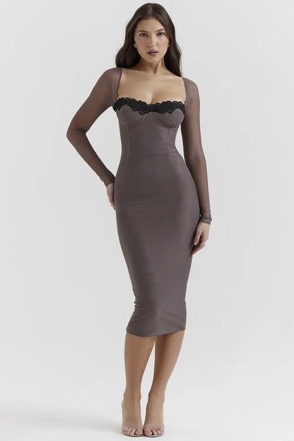 Seraphina Smoke Corset Dress