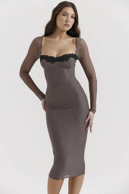 Seraphina Smoke Corset Dress