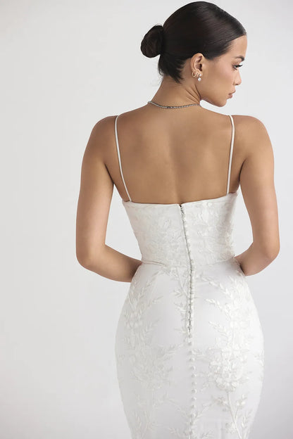 Solene White Lace Bridal Gown