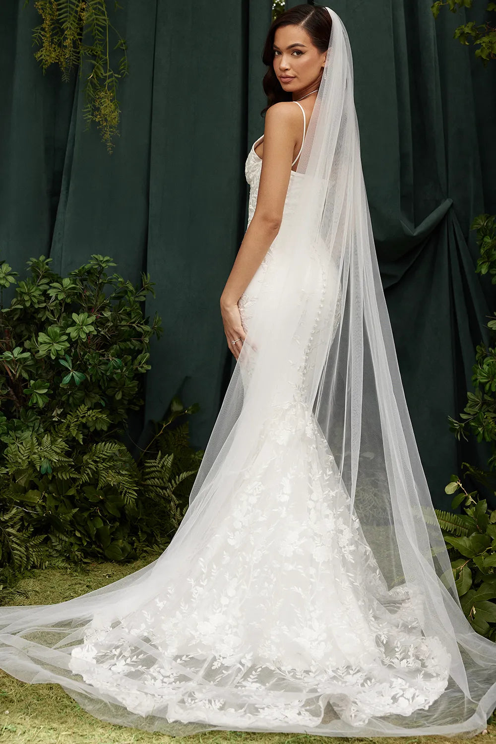 Solene White Lace Bridal Gown