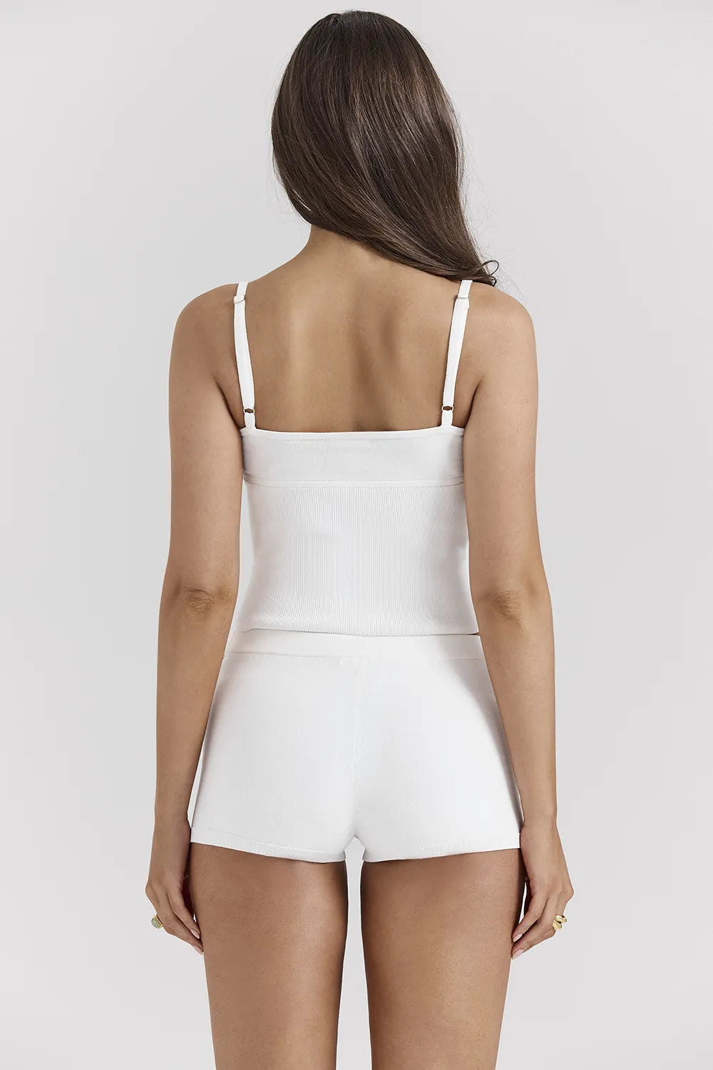 Summer White Dainty Knit Top