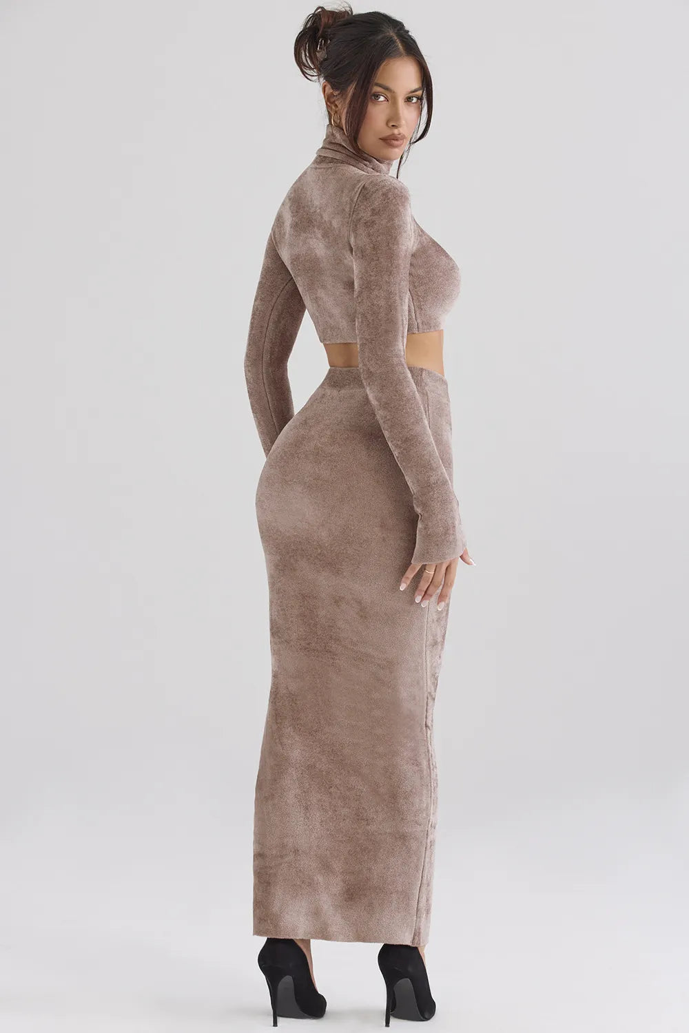 Rene Rose Chenille Maxi Skirt
