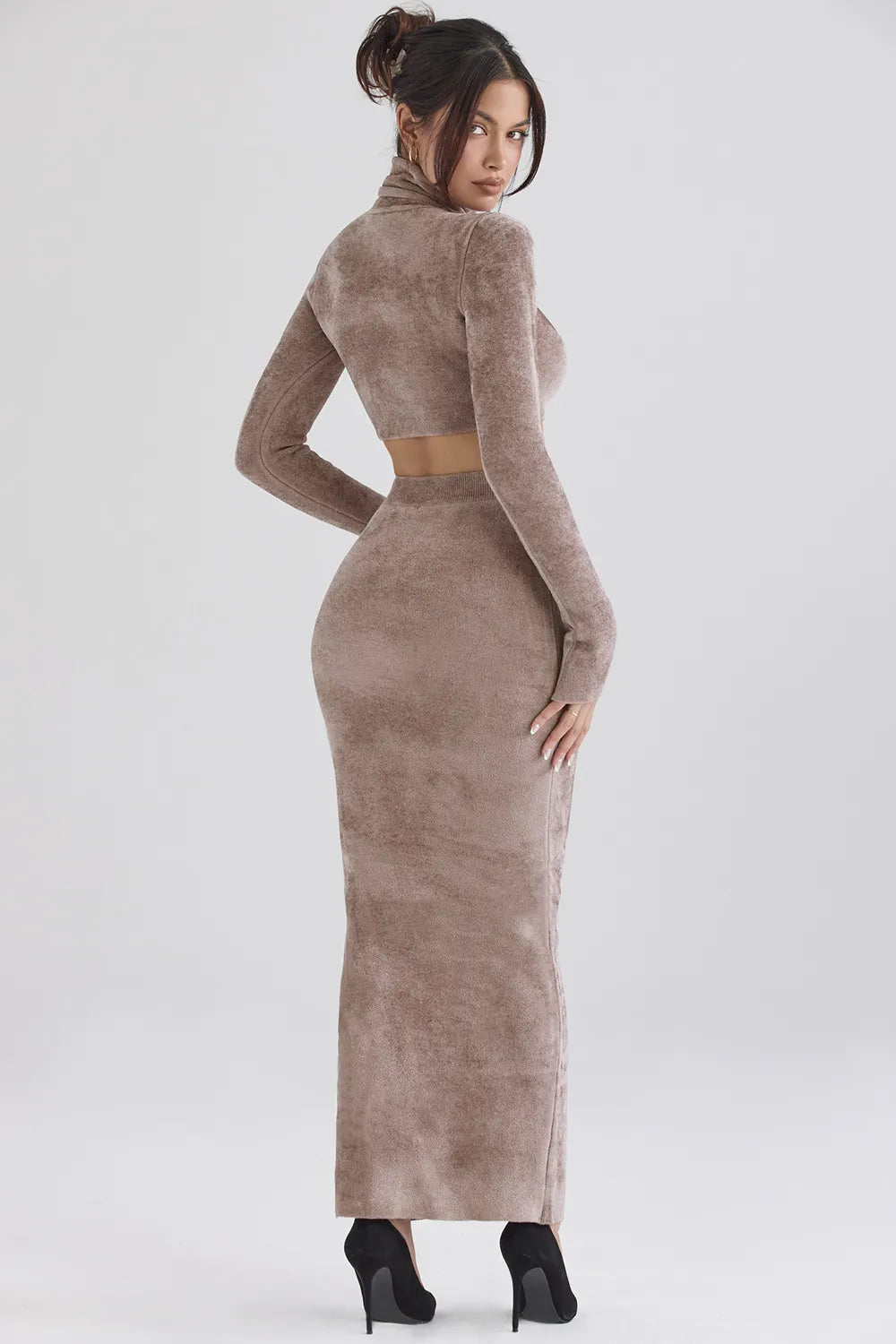 Rene Rose Chenille Maxi Skirt
