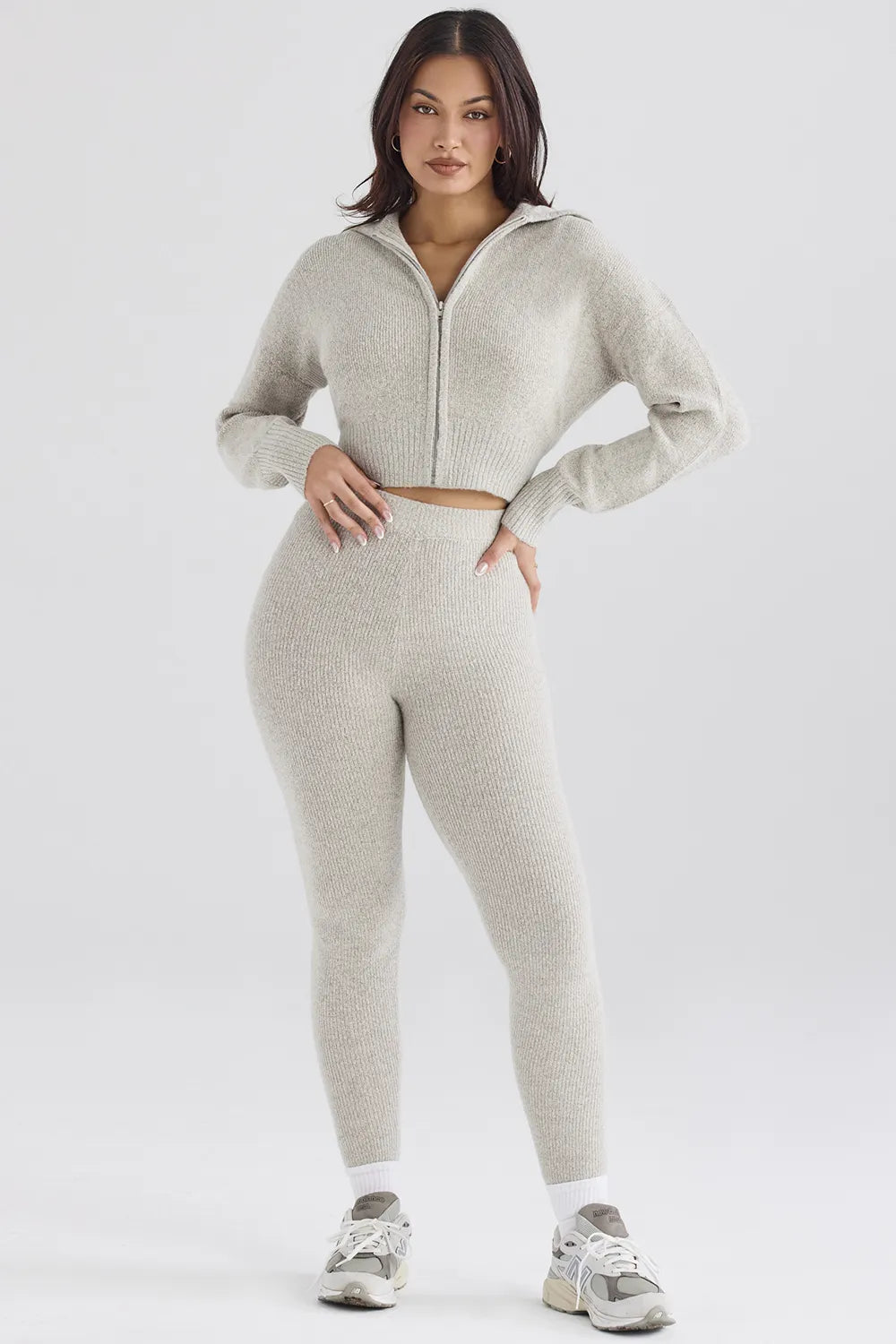 Sydney Opal Ribbed Knit Leggings