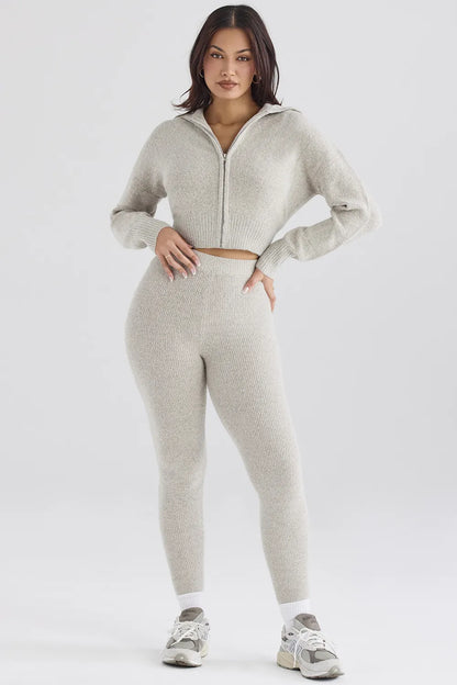 Sydney Opal Ribbed Knit Leggings