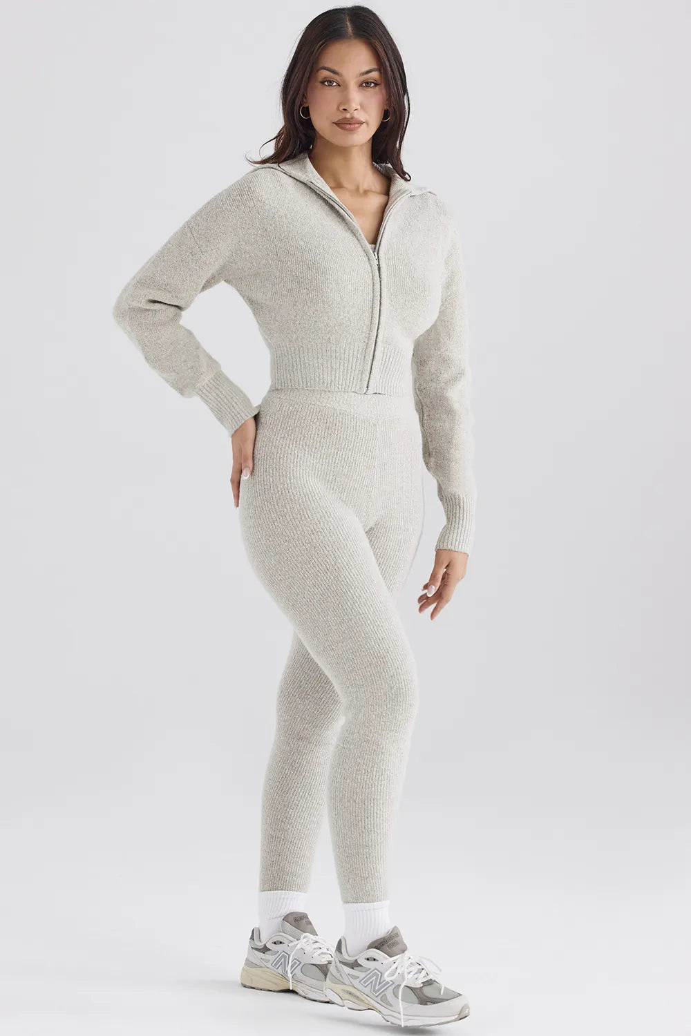 Sydney Opal Ribbed Knit Leggings
