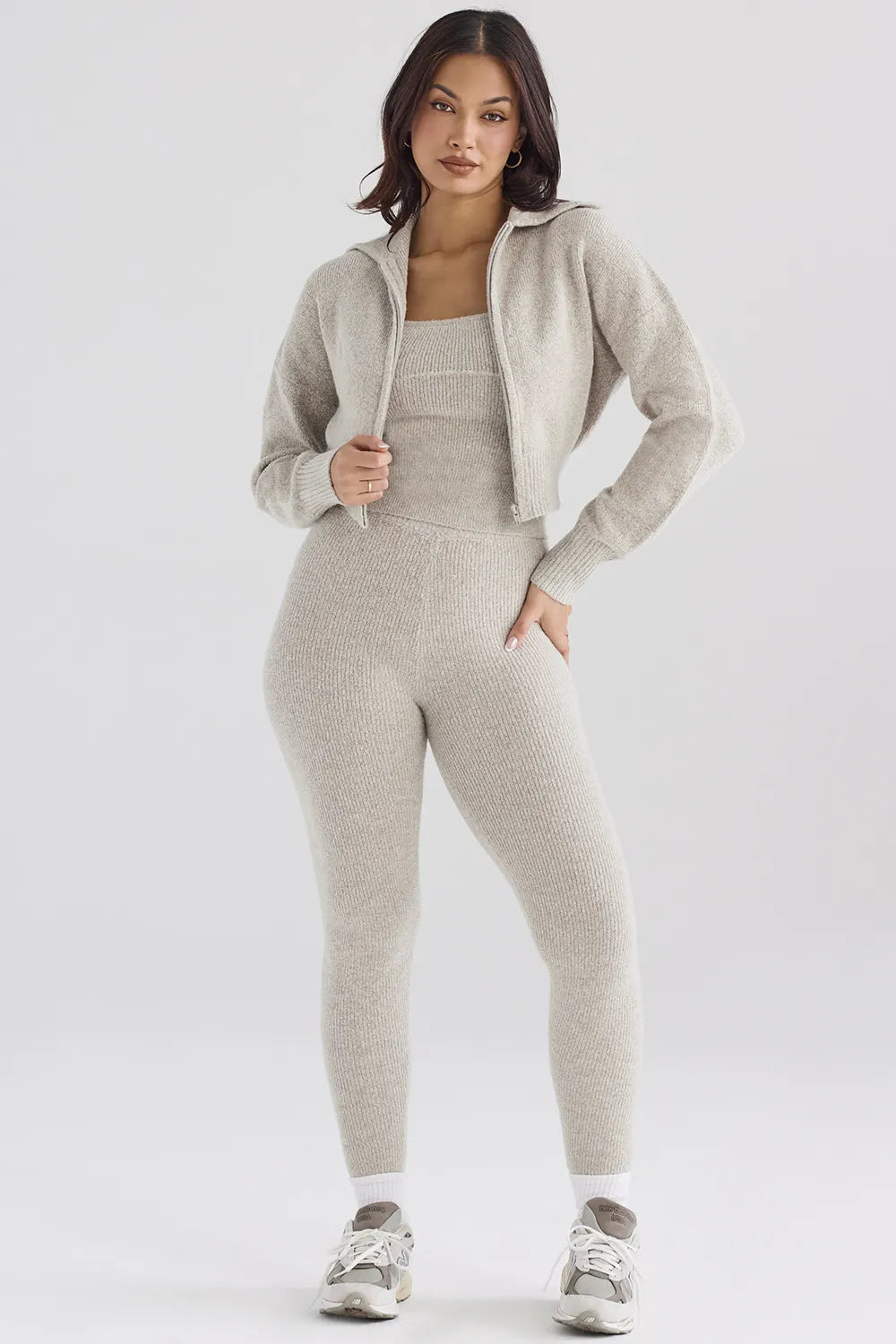Sydney Opal Ribbed Knit Leggings