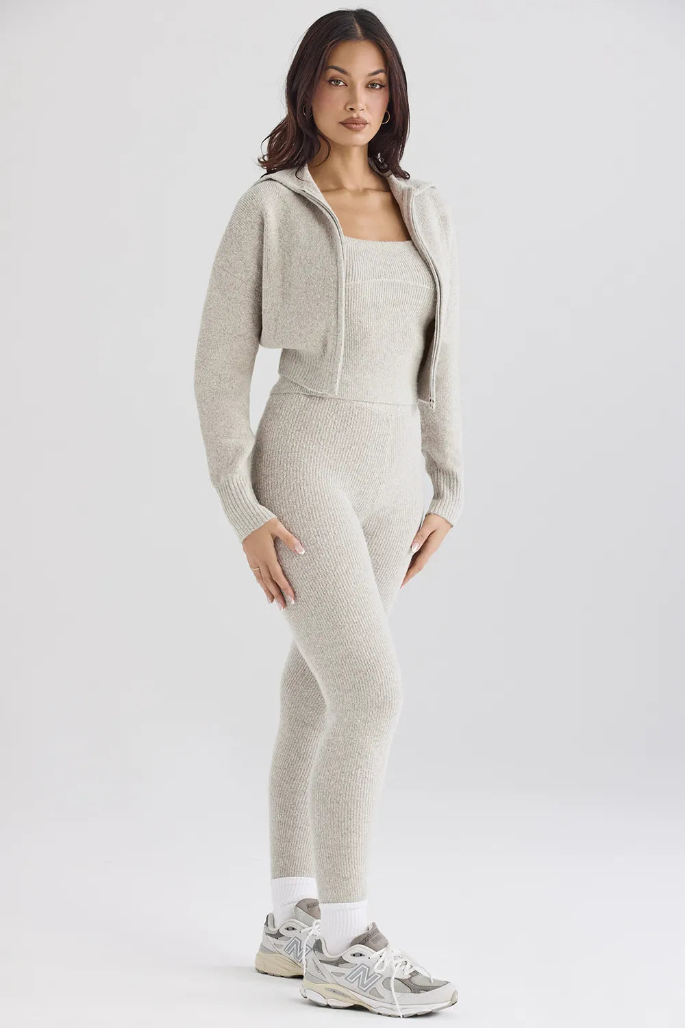 Sydney Opal Ribbed Knit Leggings