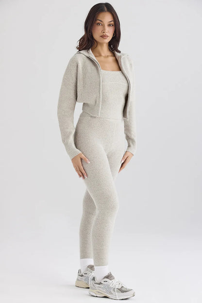 Sydney Opal Ribbed Knit Leggings