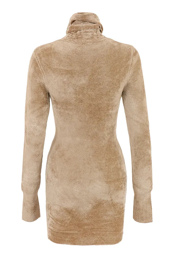 Taya Fawn Chenille Mini Dress