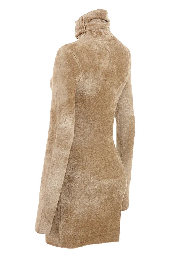 Taya Fawn Chenille Mini Dress