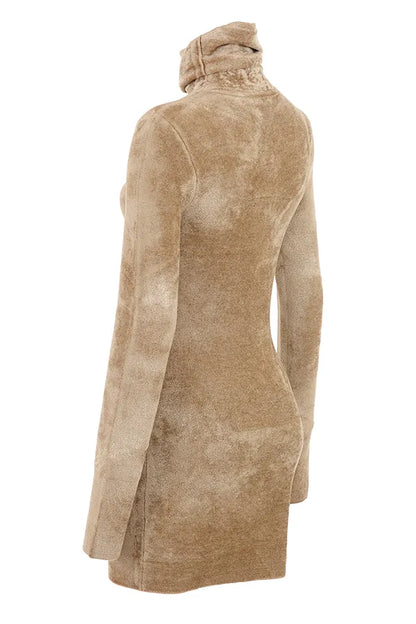 Taya Fawn Chenille Mini Dress