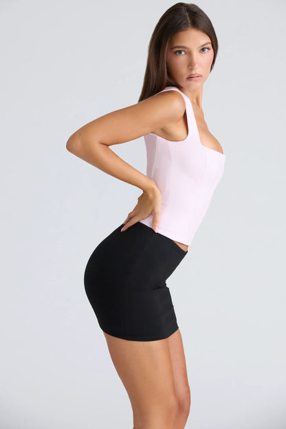 The Balconette Pink Fitted Corset Top