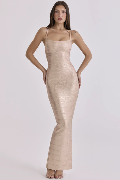 The Body Champagne Bandage Maxi Dress - Limited Edition