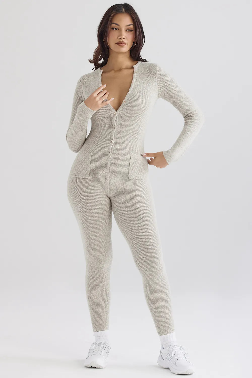 Tiggy Opal Marl Loungewear Jumpsuit