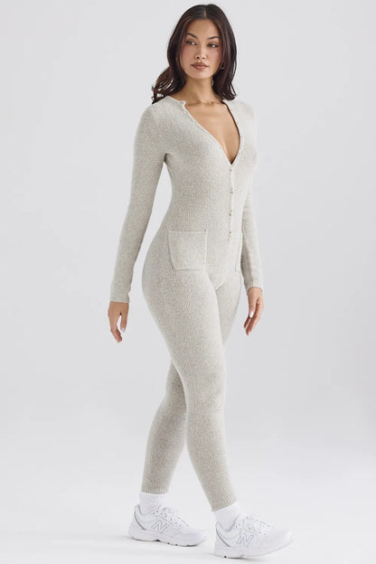 Tiggy Opal Marl Loungewear Jumpsuit