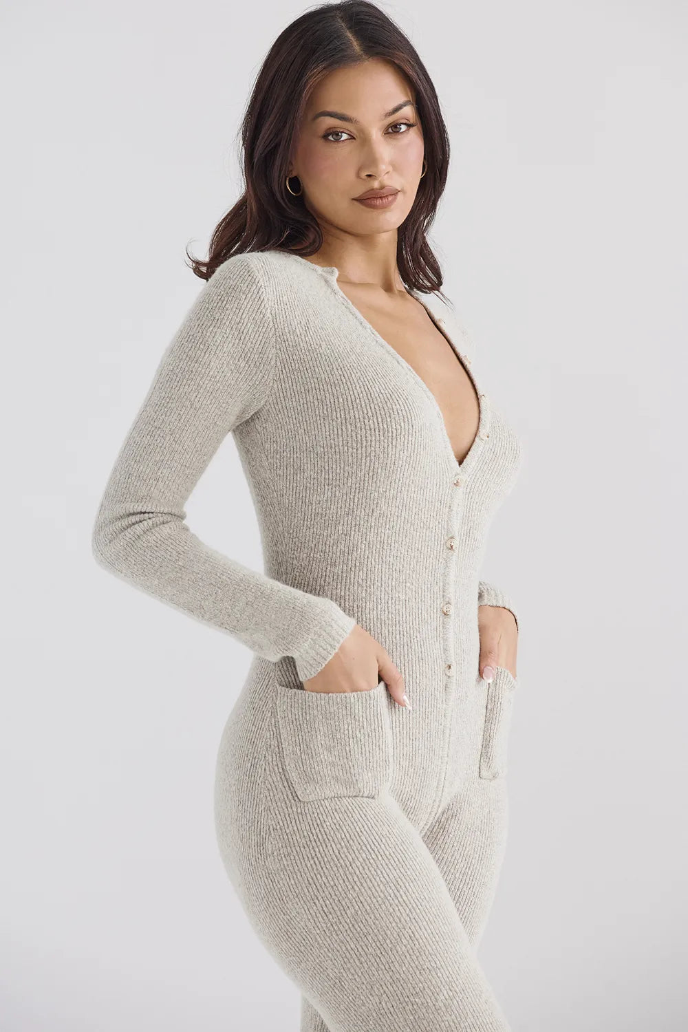 Tiggy Opal Marl Loungewear Jumpsuit