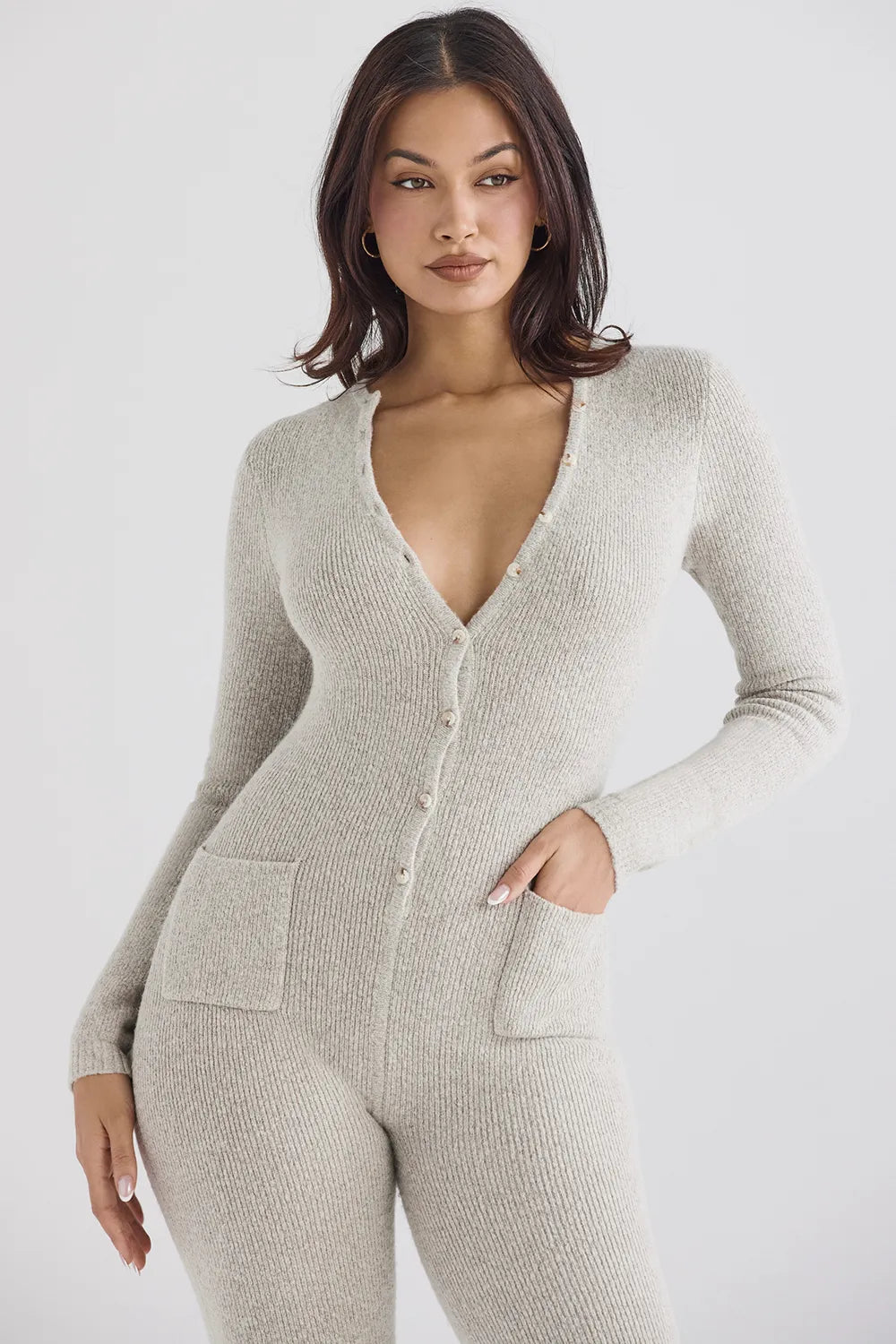 Tiggy Opal Marl Loungewear Jumpsuit
