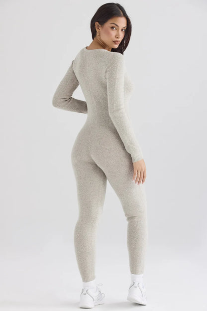 Tiggy Opal Marl Loungewear Jumpsuit