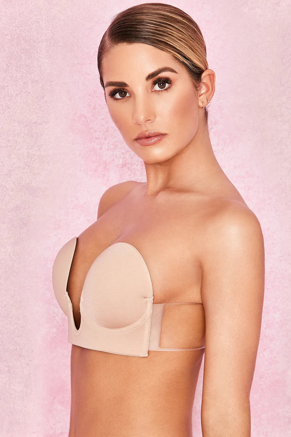 U Plunge Self Adhesive Bra - Beige