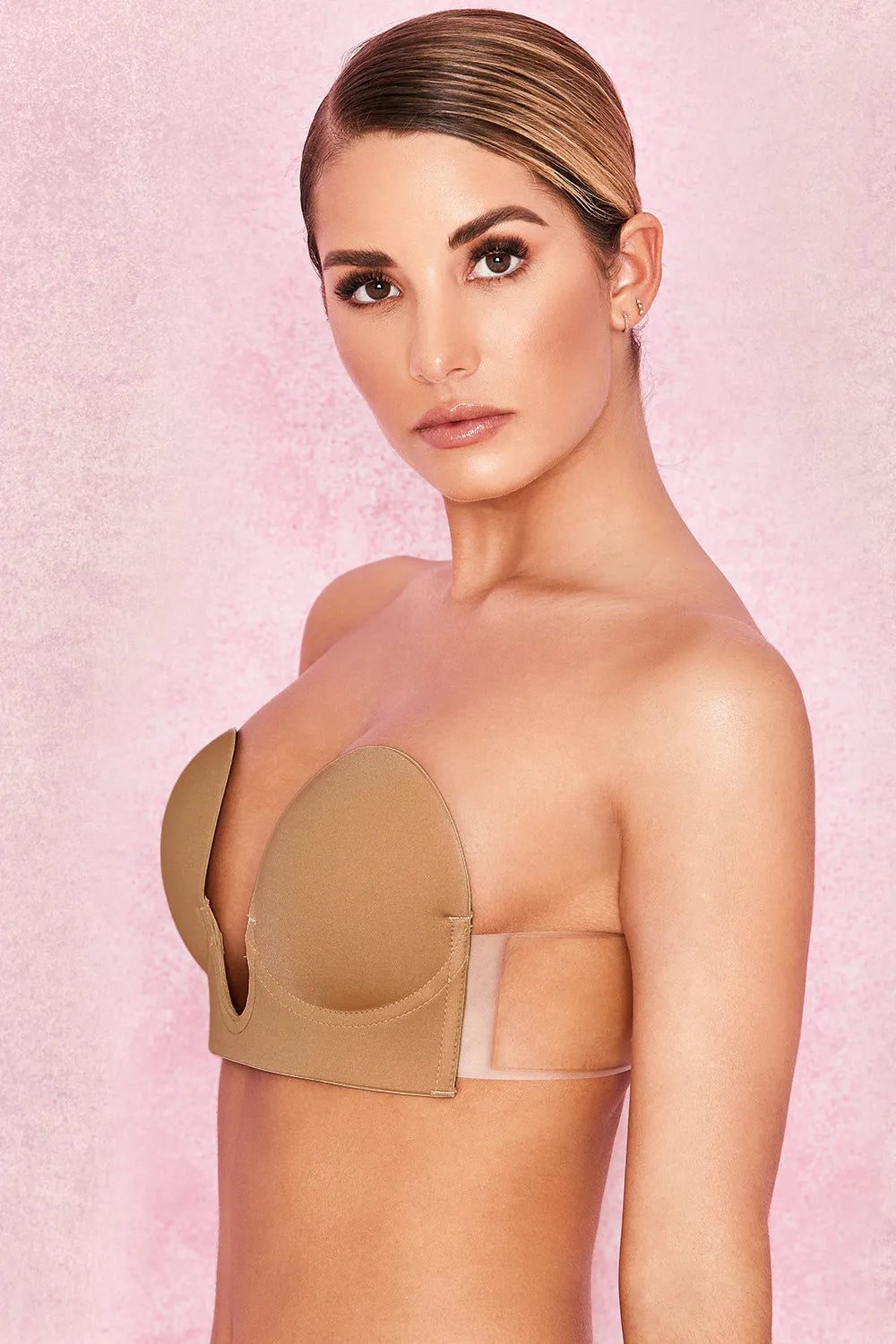 U Plunge Self Adhesive Bra - Caramel