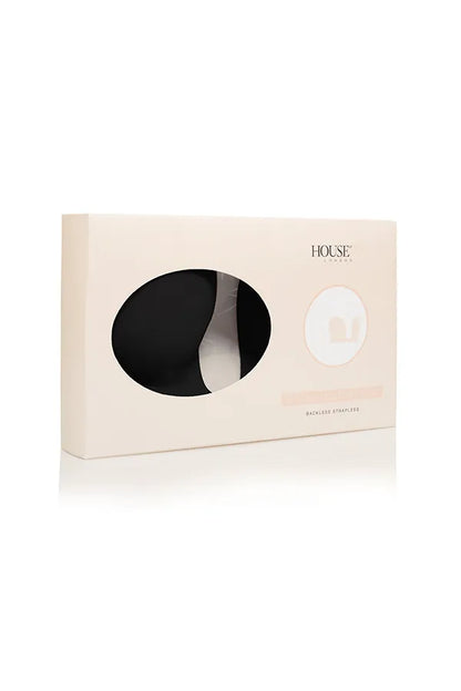 U Plunge Self Adhesive Bra - Black
