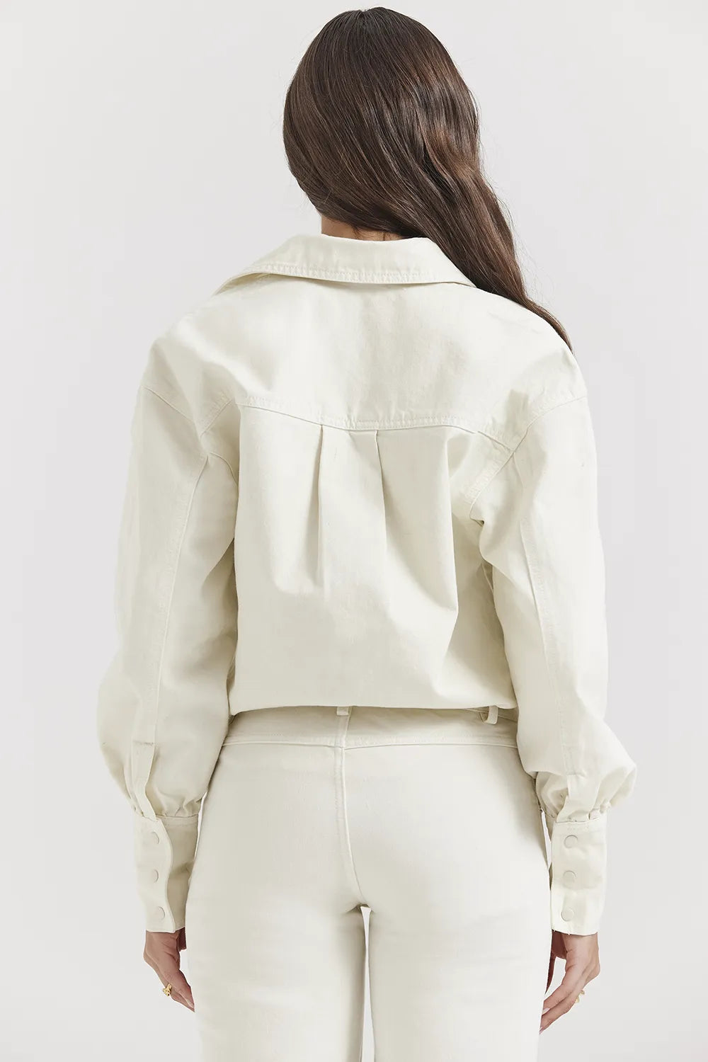 Zuri Ivory Denim Shirt