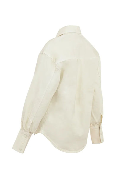 Zuri Ivory Denim Shirt